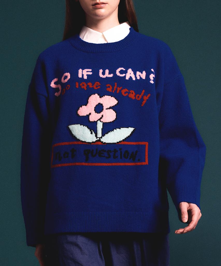 Soipeuyukaen Soft Blend Touch Lettering Knit