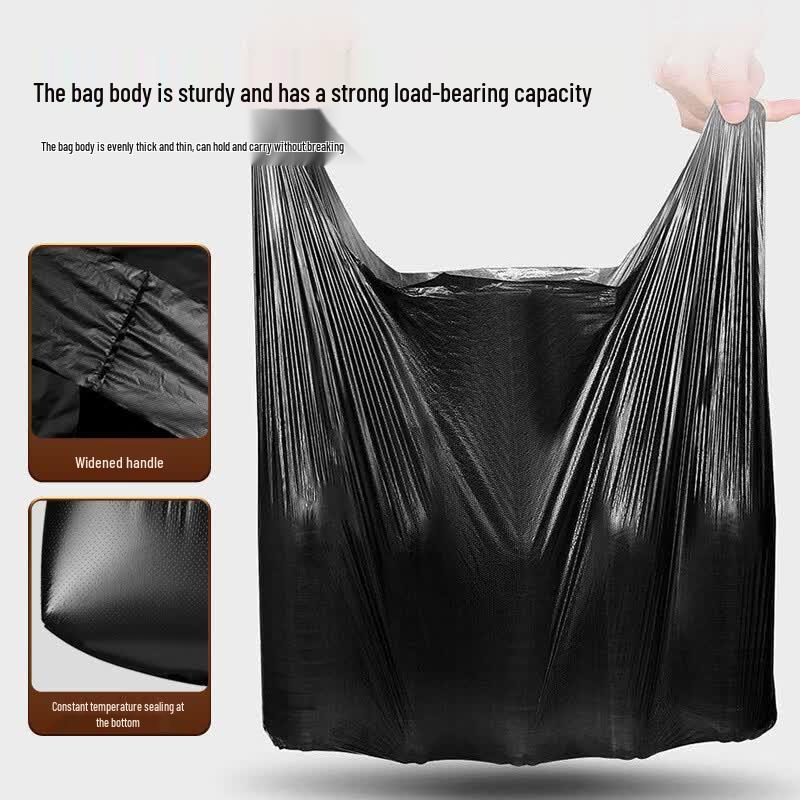 Yuweikang Black Thickened Vest-Style Garbage Bags