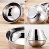 Kids' Double-Layer Stainless Steel Insulated Bowl