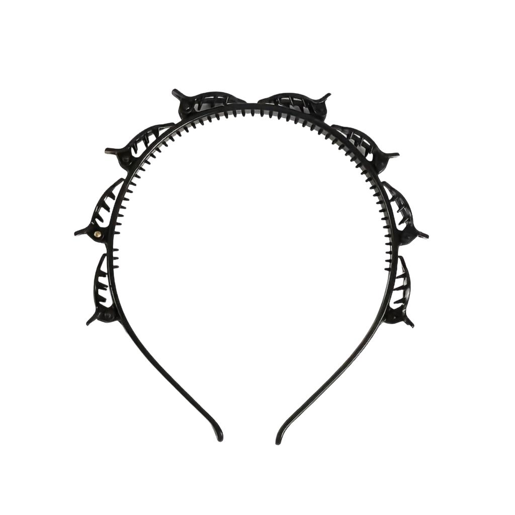 Vintage Style Braided Headband Multi Layer Hollow Weave Design Lightweight Durable Hair Accessory for Everyday Use and Special Occasions