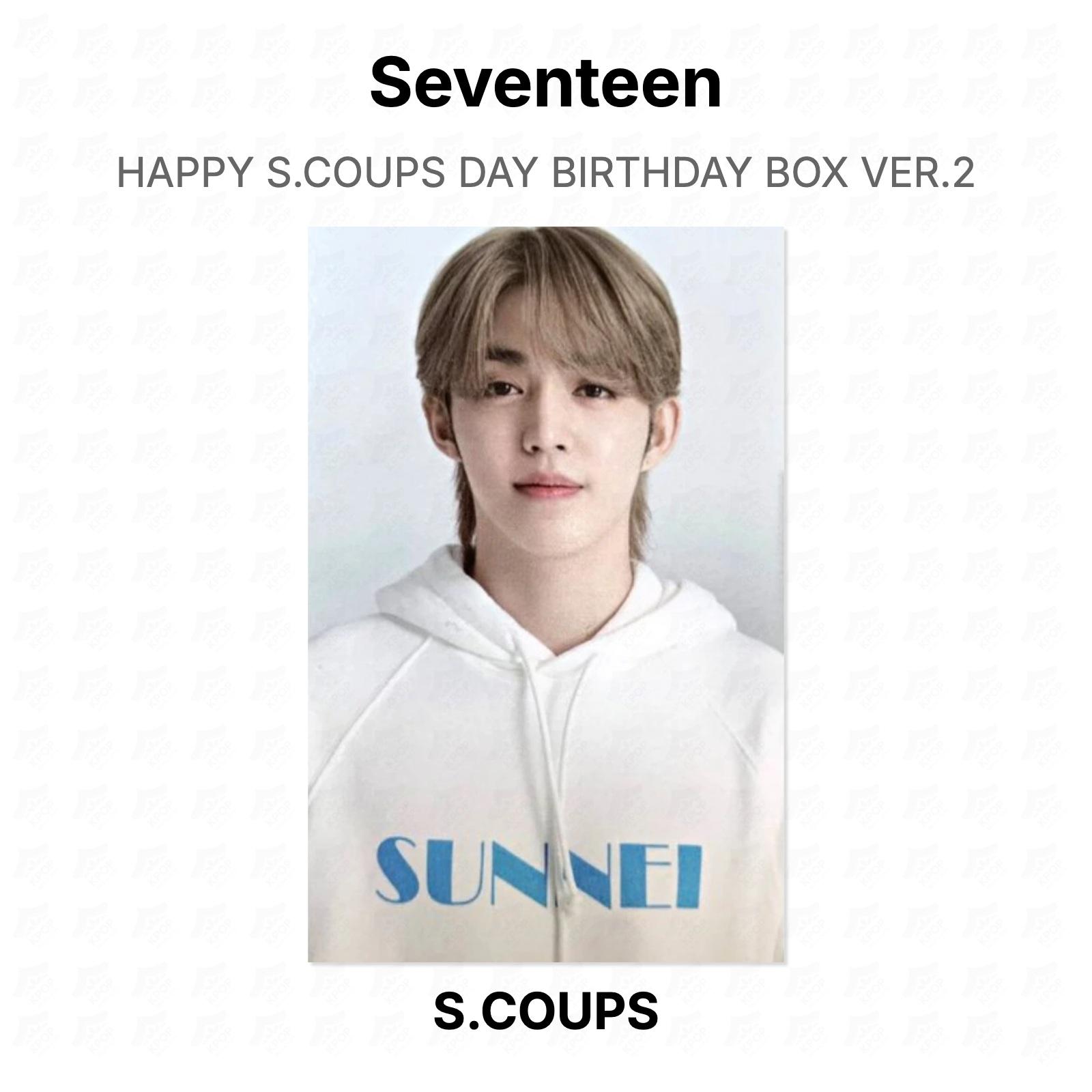 Seventeen HAPPY S.COUPS DAY BIRTHDAY BOX VER.2 Official Photocard S.COUPS