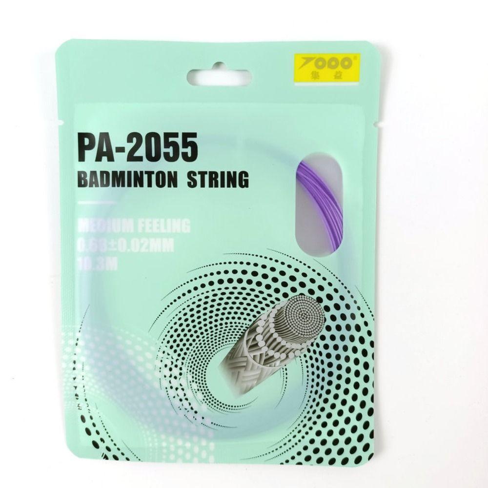 

Высокая гибкость, красочная линия ракеток, высокоэластичная линия аксессуаров для бадминтона, спортивные аксессуары фиолетовый