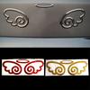 Car Styling Lovely 3D Angel Wings Sticker Vehicle Body Logo Decal Decoration