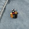 Black Kitten Brooch Magic Cat Series Badge Metal Badge Clothing Pin Brooch Collar Pin