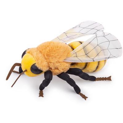 Lilizzhoumax Realistisches Honigbienen-Plüschtier, weiches Hummel-Spielzeug, Geschenk für Jungen und Mädchen, Geburtstags- und Weihnachtsgeschenk, 38 cm