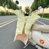 All-Season Electric Car Windshield Cover: Extra Large, Thick, Double-Sided & Waterproof with Side Wings