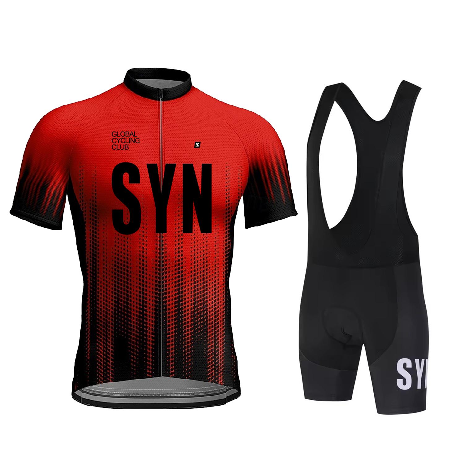 

shortsleeved bicycle jersey quick drying UV resistant outdoor cycling bib road cycling racing suit 2026 summer breathable cycling suit set XS