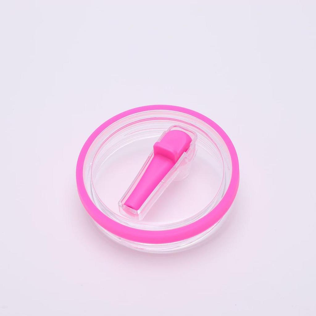 Fourth Gen 40oz Leak-Proof Folding Straw Lid - Transparent Plastic Cup Lid