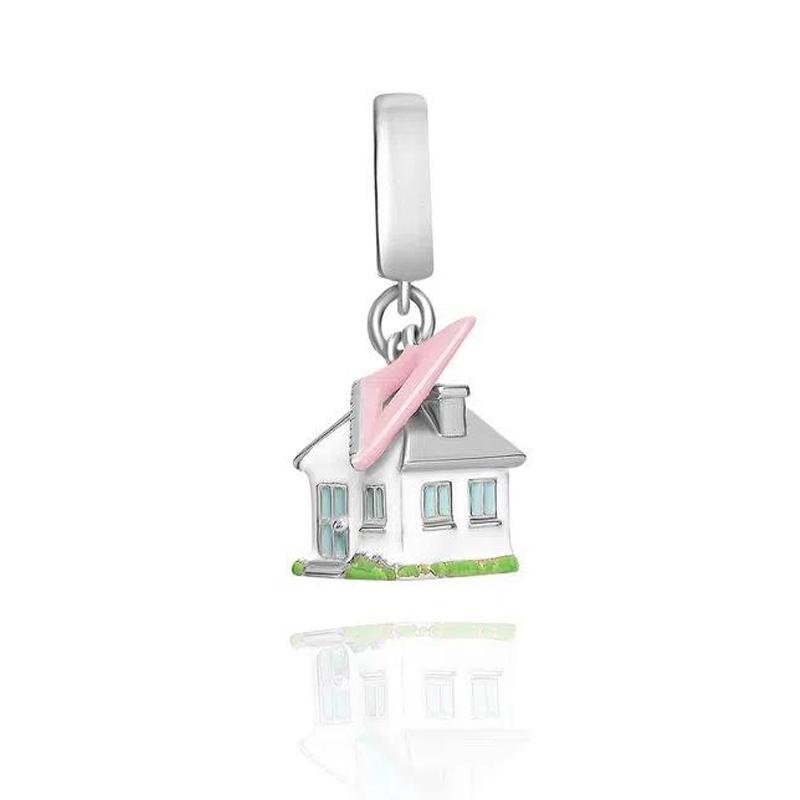 New Copper Charm Fit Original Bracelet Accessories Women Jewelry Television Telephone Watch Coffee Machine Trinket