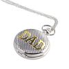 Vintage Bronze Carving DAD Fashion Quartz Pocket Watch Give Father Best Pendant Gift Collection Artwork