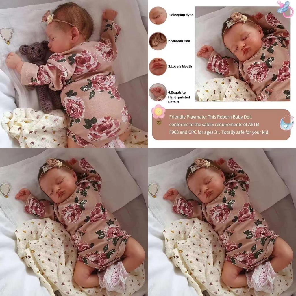 Siliconen Reborn Baby Pop Met Handgeschilderde Kenmerken Voor Verzamelaars En Cadeau Geven