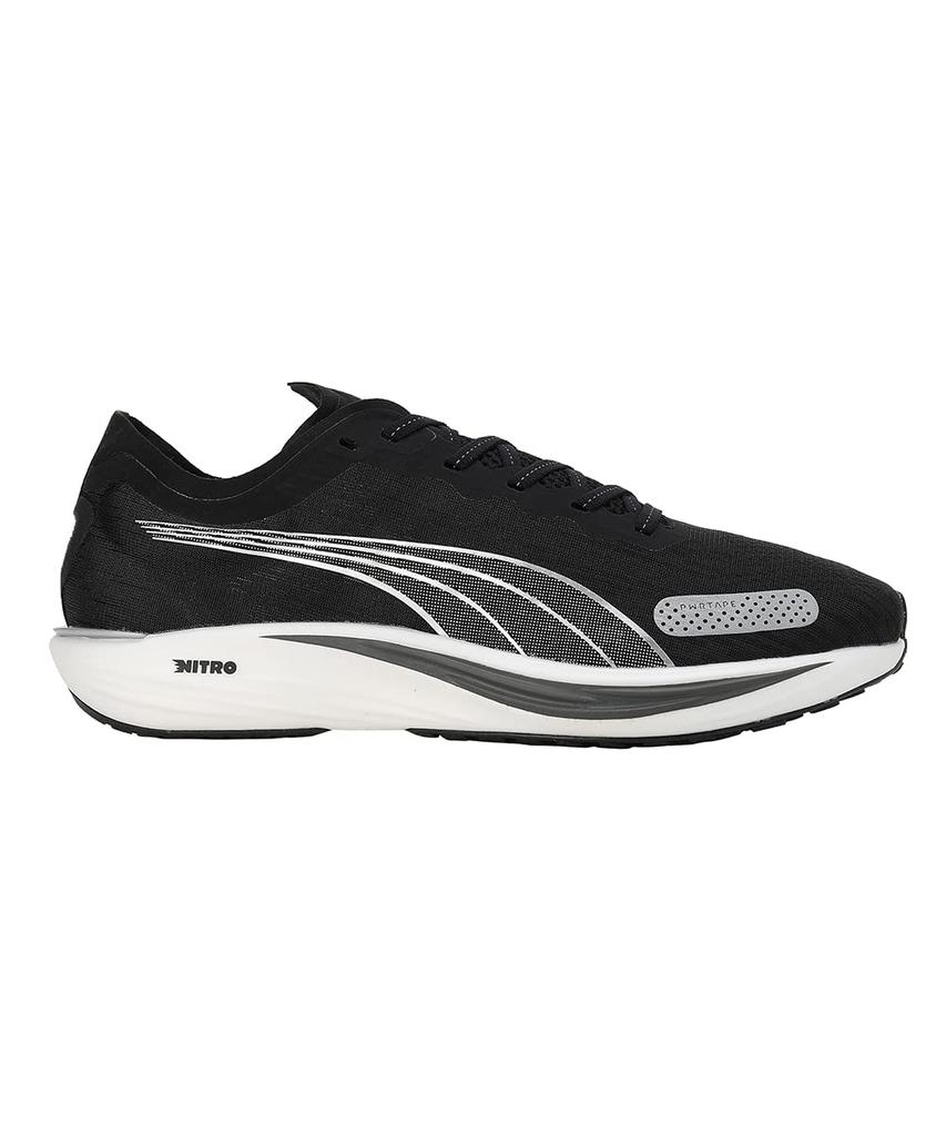 Puma Liberate Nitro 2 Running Size Men's Shoes, Black/Silver, 25.0cm
