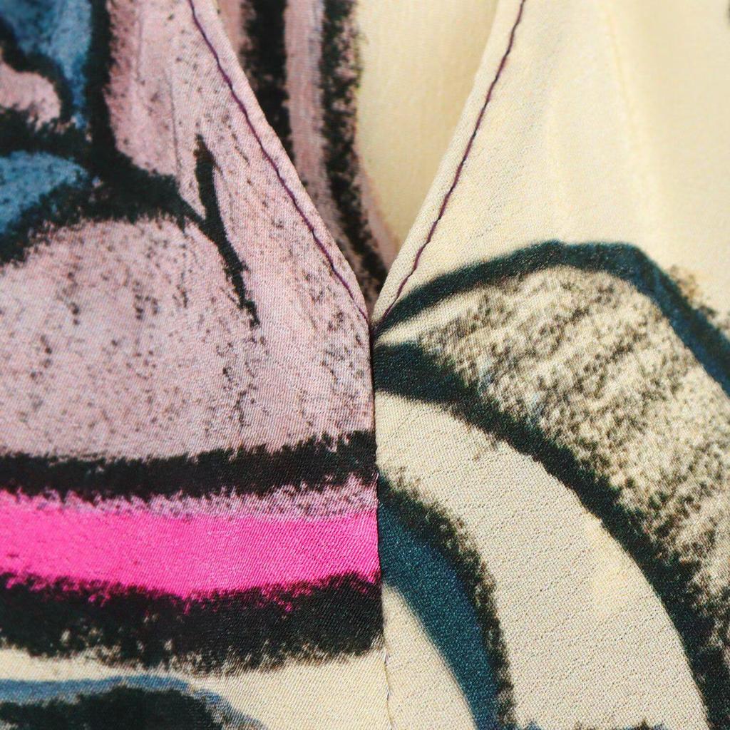 2025 Summer Women's Fashion: European & American Style Halter Print Dress