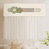 OIMG Air Conditioner Cover & Wind Deflector - Flower Delight
