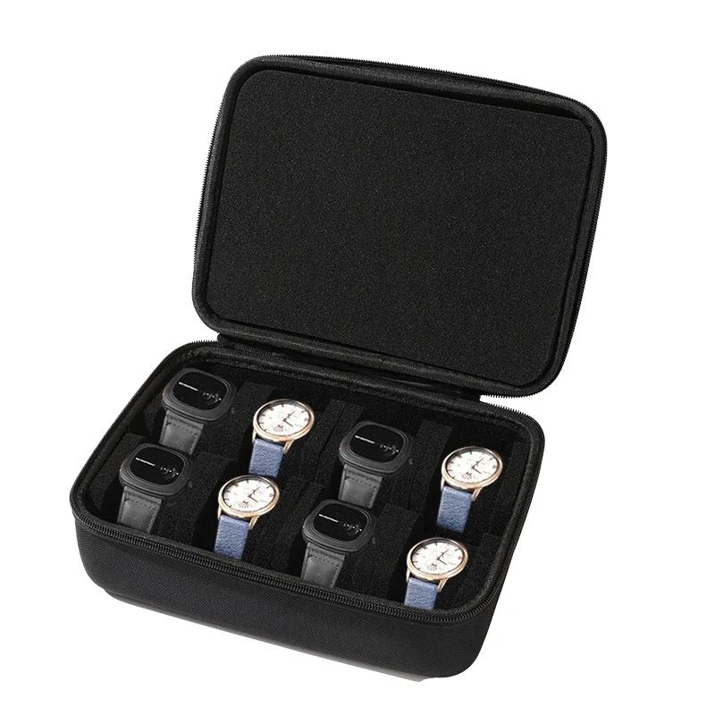 Travel Case Portable Storage Box For Single Watch Shock Impact-resistant For Wristwatches Smart Watch 1/2/3/4/5/6/8/10/15 slots