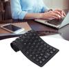 85 Keys USB Wired Keyboard Silent Keys Foldable Keyboard Portable Silicone Keyboard  Home