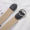 Weaving Waist Belt, Female Ins Style, Student Elastic Elastic Waistband, Trendy Fashion, Versatile Men's Canvas Military Trainin
