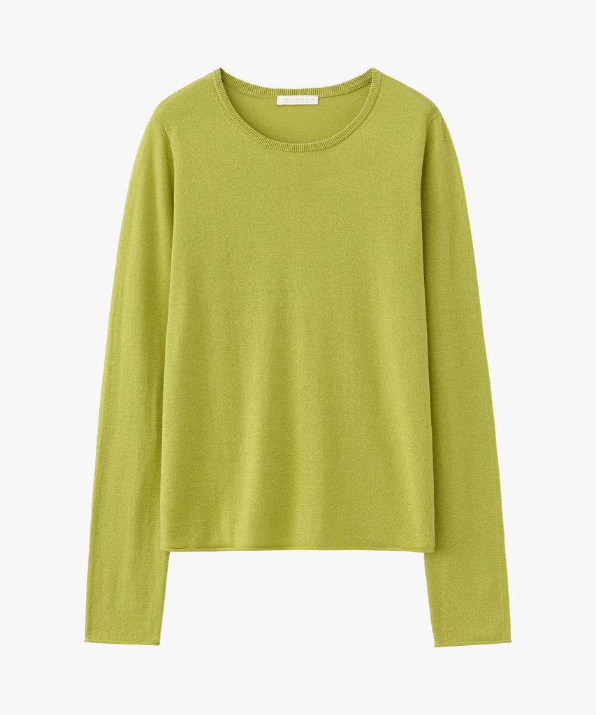 SUARE WOMEN Cotton Modal Cutoff Sleeve Knit - 7 Colors