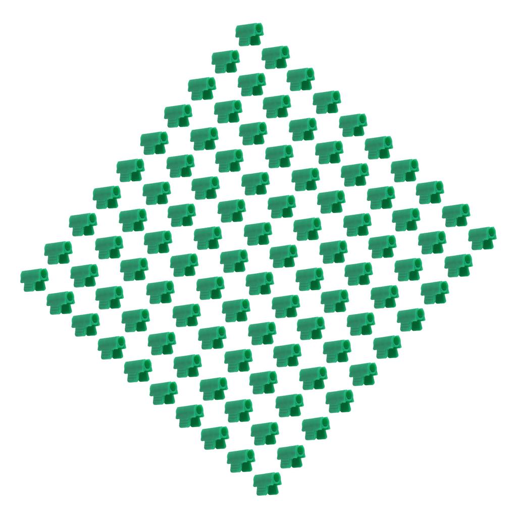 100pcs Greenhouse Clamps Film Row Cover Netting Tunnel Hoop Clip Frame Shading Net Rod Clip Greenhouse Film Clamps