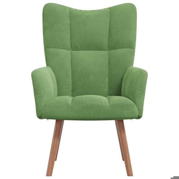 VidaXL Chaise de Relaxation Fauteuil de Détente Siège de Relaxation Chaise de Détente Salon Salle de Séjour Intérieur Vert 328054