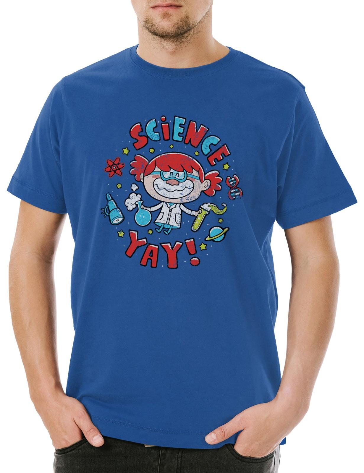 Science Yay Men s T-Shirt Science Scientist Science Physics 4XL
