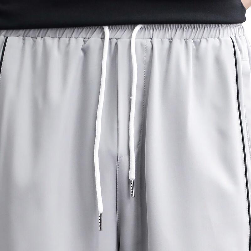 Men's Ice Silk Wide-Leg Summer Capri Shorts