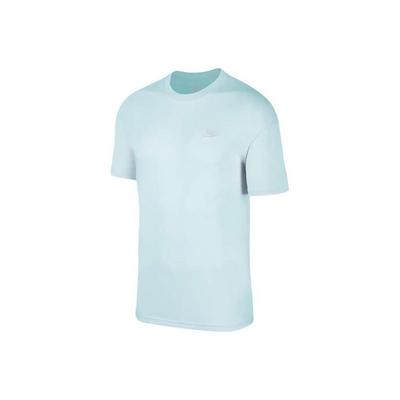 T Shirts Men's Light Blue Crew Neck Moderate Straight Fit CW1252-410