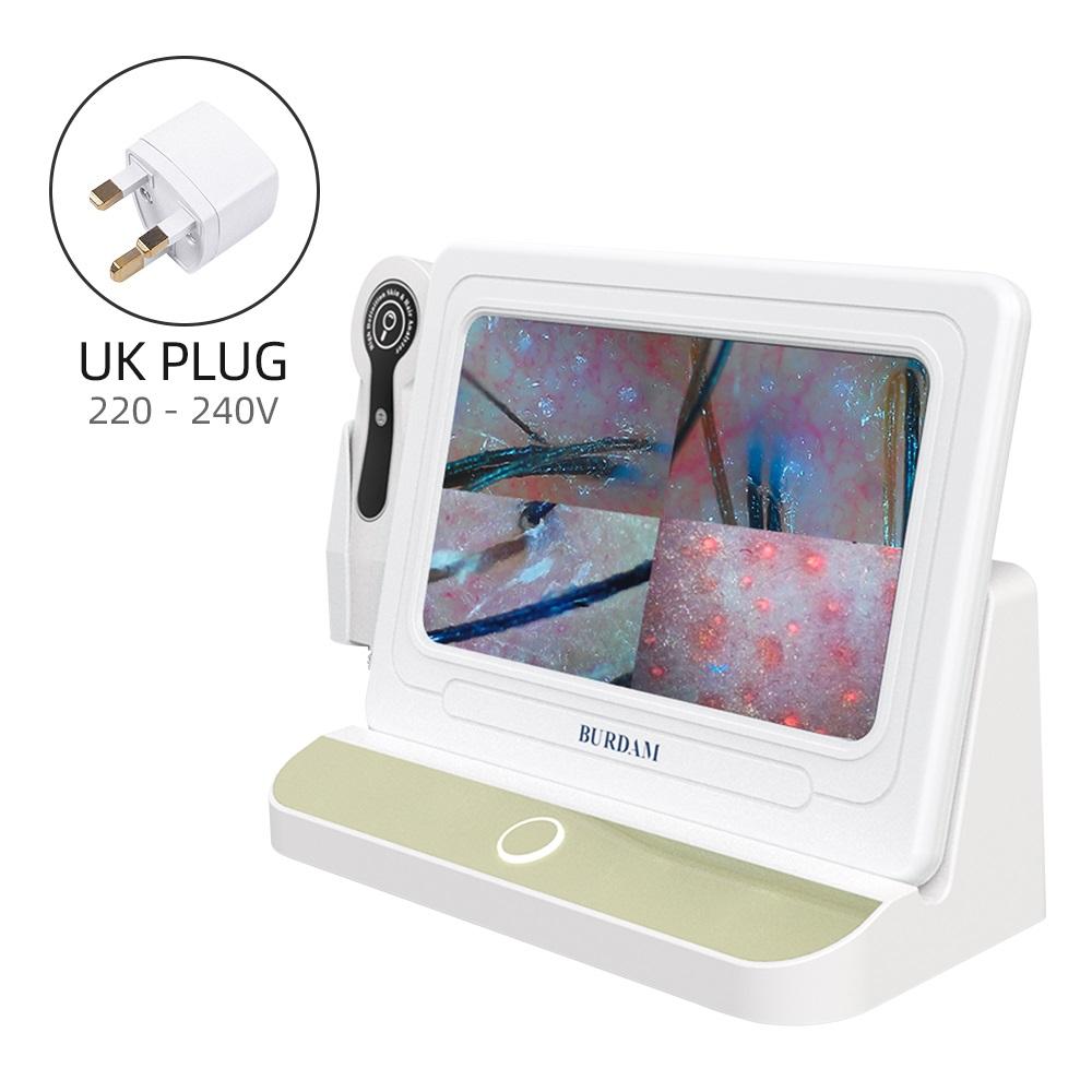 10 inch HD Display Professional Skin Analyzer 50X/200X Magnifying Pore Magnifier Hair Follicle Scalp Detector Skin Test Device
