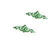 Cheap Iron-on Hollow Sequined Applique Sticker Costume Gold Silver Red Green Blue Geometric Embroidery Clothes Patch