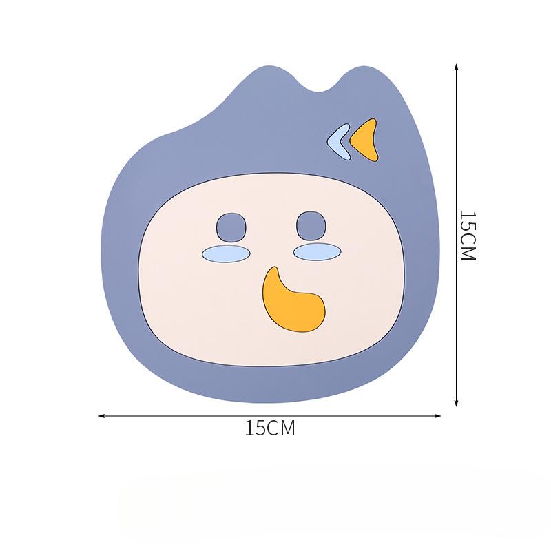 Tisch Hitzedämmmatte Heiß und Rutschfest Haushalt Cartoon Platzset Hochtemperatur Wasserdicht und Ölfest Schüssel