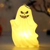 Svítící dekorace duch Halloween duch světlo strašidelný duch středový prvek závěsná ozdoba na stůl krbovou římsu skříňku stolní displej