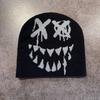 Venom Knit Pattern Beanie Cap With Warmth Trendy Design Hat For Winter Gift