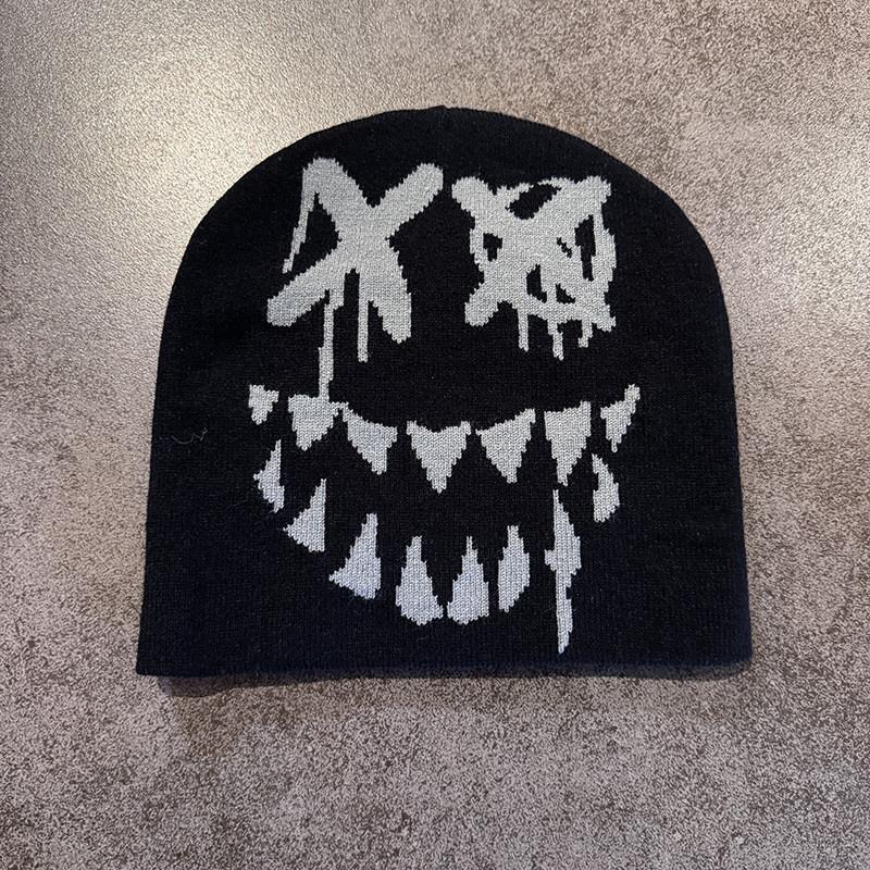 Venom Knit Pattern Beanie Cap With Warmth Trendy Design Hat For Winter Gift