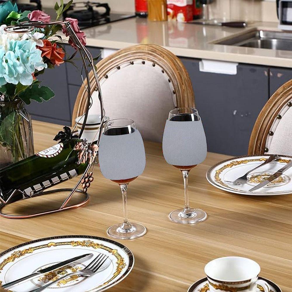 

Для чашки вина Холодный напиток Бокал для вина Изолированная крышка Неопреновая крышка для напитков Рукав чашки вина