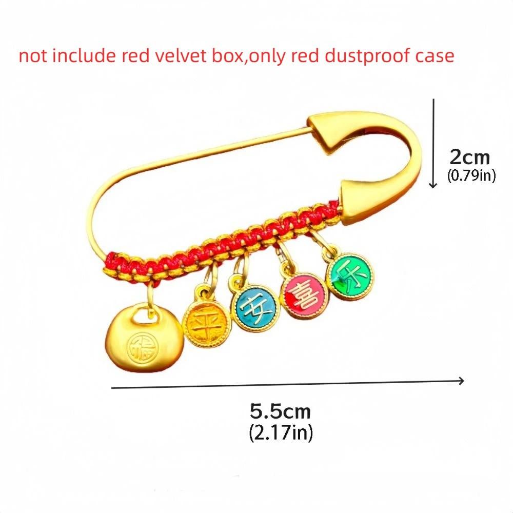 Horse Year Zodiac Brooch Pendant Best Wishes Guardian Brooch Lucky Lucky Pins  Pregnant Women