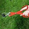 BBQ Charcoal Tongs Long Handle Aluminum Coal Clip Kitchen Grill Tongs Heat Resistant Barbecue Tool
