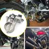 Motorcycle exhaust pipe system locomotive soundproof stainless steel valve electronic switch button control 51/60/63/70/76mm