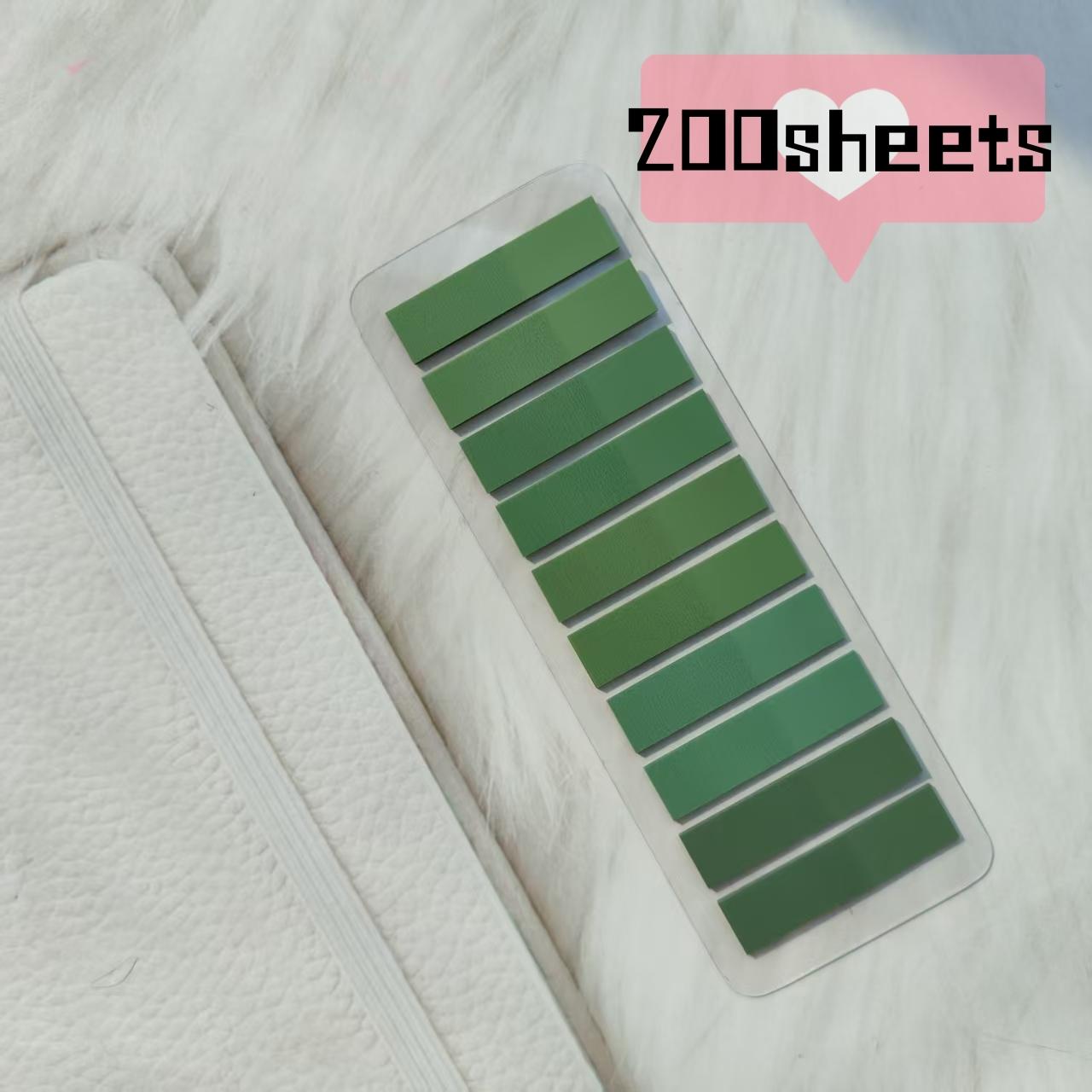 

200-800Sheets Transparent Index Creative Memo Pads Sticky Note Book Tabs Office School Stationery Self-Adhesive Stickers