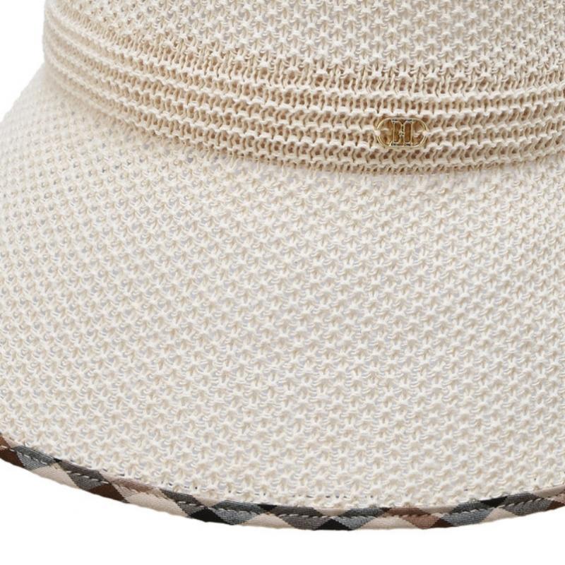 Daks Brown Line Color Mixed Cotton Bonnet Hat Dbhe4e149w1
