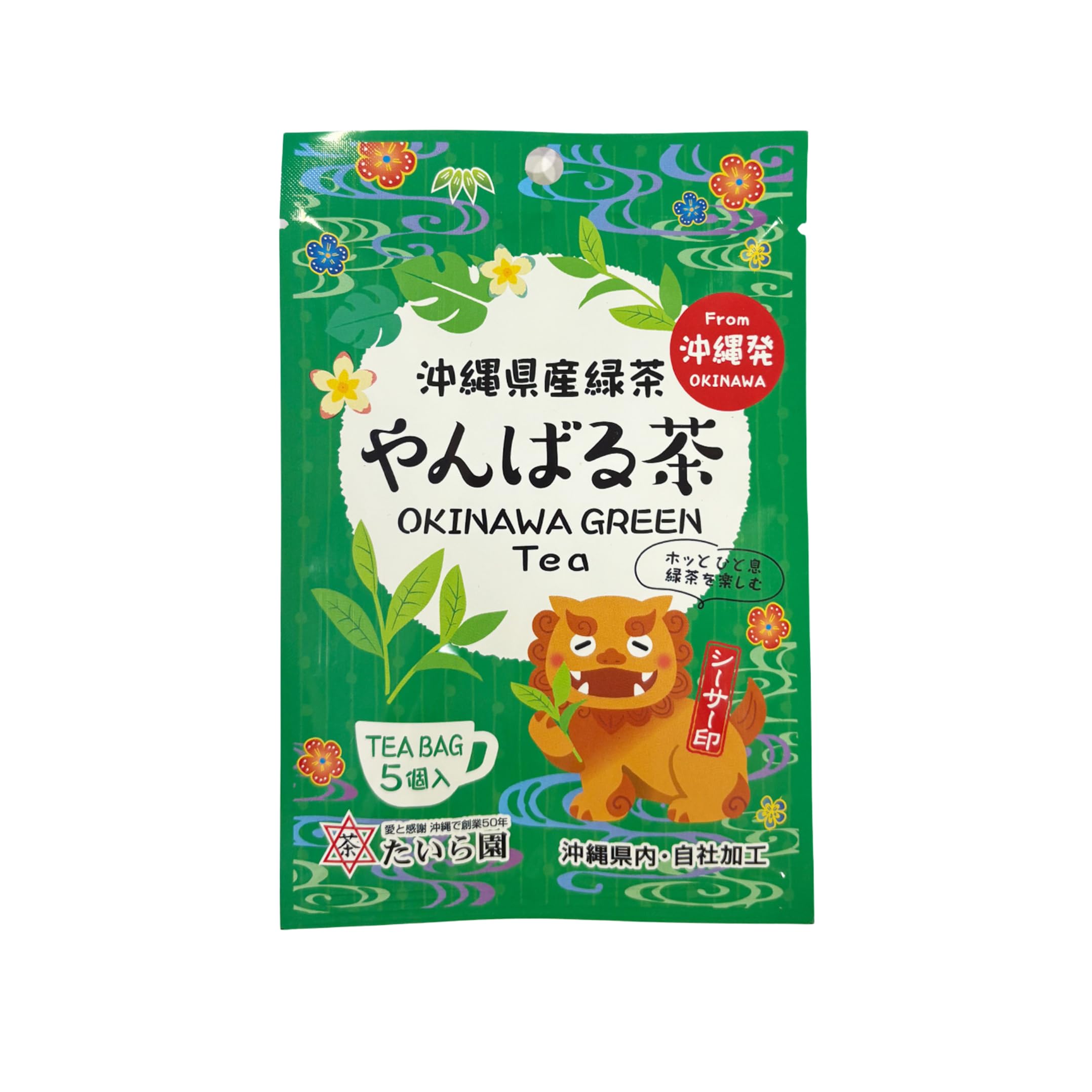 Shisa brand Yanbaru tea x 5