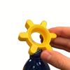 1pc Twist CapOpener for Bottles/Can-Yellow Plastic,Ergonomic Grip, Durable Gear for Drinks.Compact Sturdy Kitchen Tool,Xmas Gift