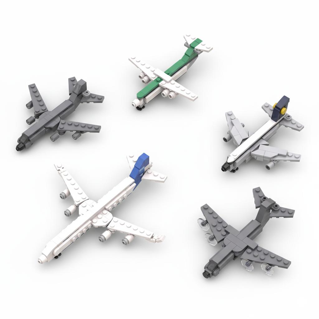 Premium Mini Aircraft Building Blocks Set Durable Imaginative Play Collectible Model Plane Kits for All Ages