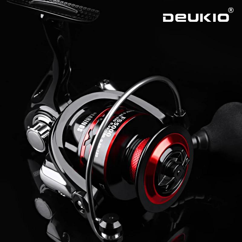 Fishing Reel 2000-7000 Max Drag 12KG Spinning Reels Metal Spool Long-distance Casting Fishing Reel Reel for Fishing Accessories Corrosion Resistant