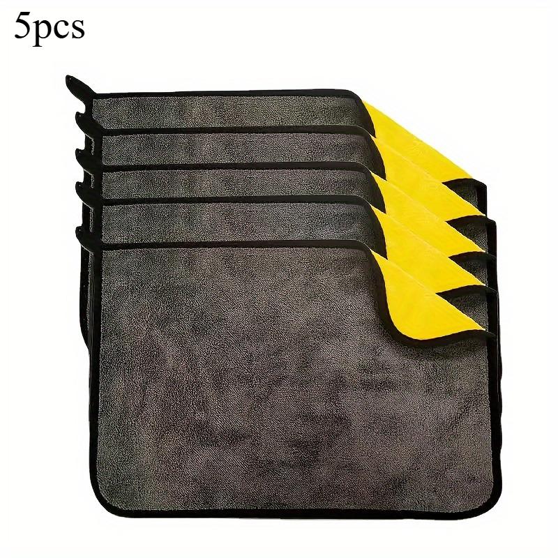 

5pcs Microfiber Cleaning Towels Double Sided Super Soft Highly Absorbent 15.7 x11.8 Car Hotel Home Kitchen Cleaning Accessories
