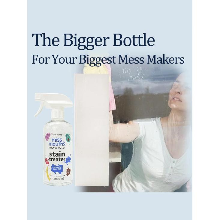 Miss Mouth's Messy Eater Stain Treater Spray Newborn & Baby Essentials No Dry Cleaning Food Grease Coffee Off Laundry, Underwear