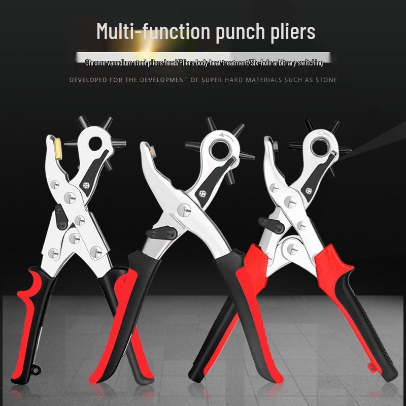 Otis Multi-Function Belt and Watch Strap Hole Punching Pliers