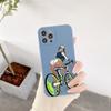 Kryt na telefon s motivem cyklistické dívky pro iPhone 14 11 12 13 Pro Max X XR XSMax 6 6S 7 8 Plus SE 2022 Měkký čtvercový barevný kryt na telefon