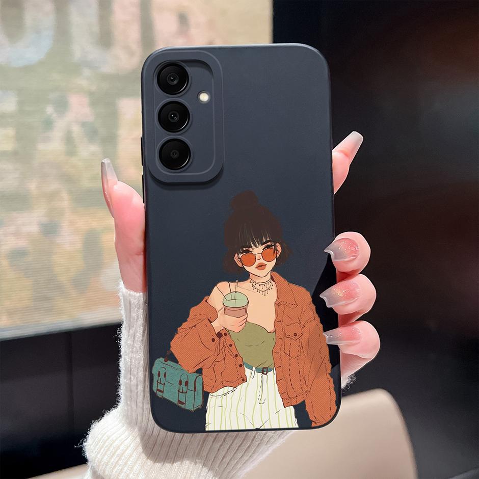 For Samsung Galaxy A25 A26 A36 A56 5G Case Cute Flowers Silicone Soft Protective Cover For SamsungA25 A26 A36 A56 Fundas Coque