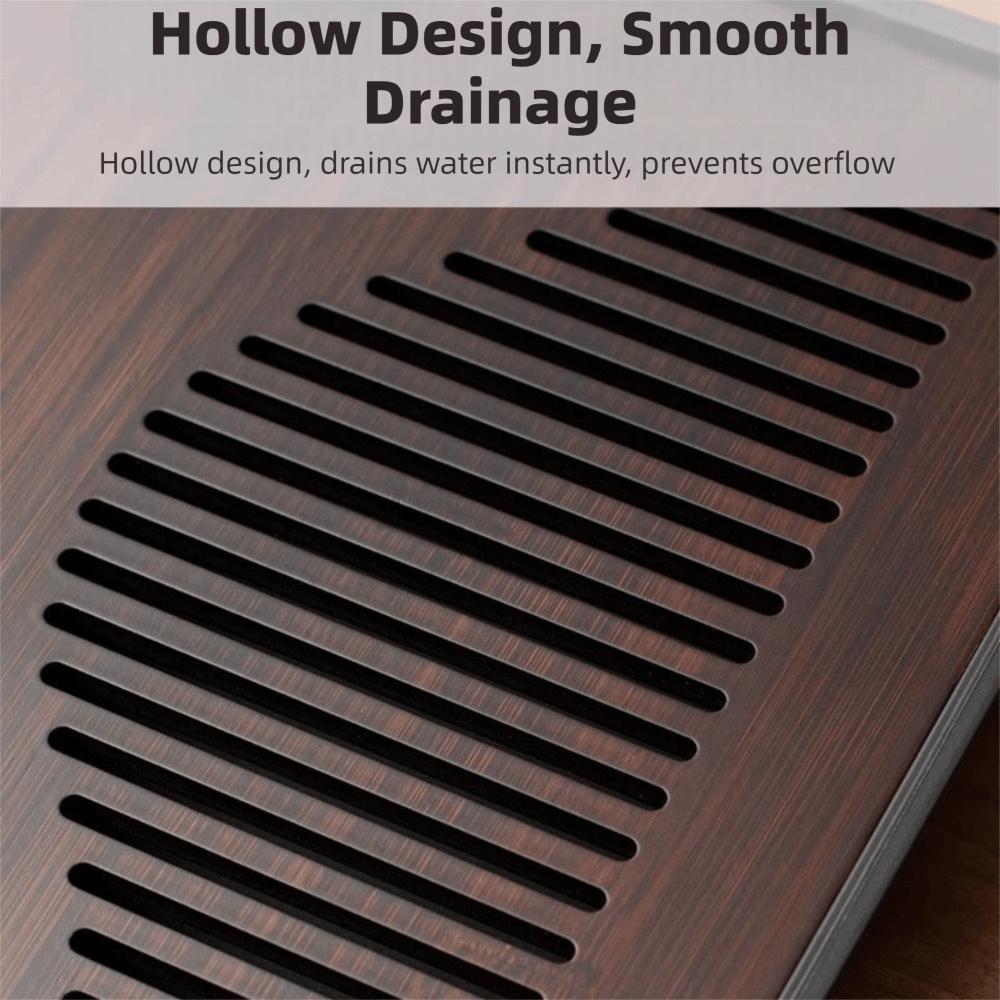 Tragbare Trockenbrühplattform mit Wasserspeicher Bambustablett Teetablett Teezeremonie