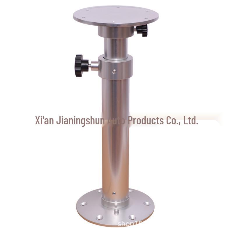 Telescopic and removable all-aluminum table legs for RVs, yachts, and ships.